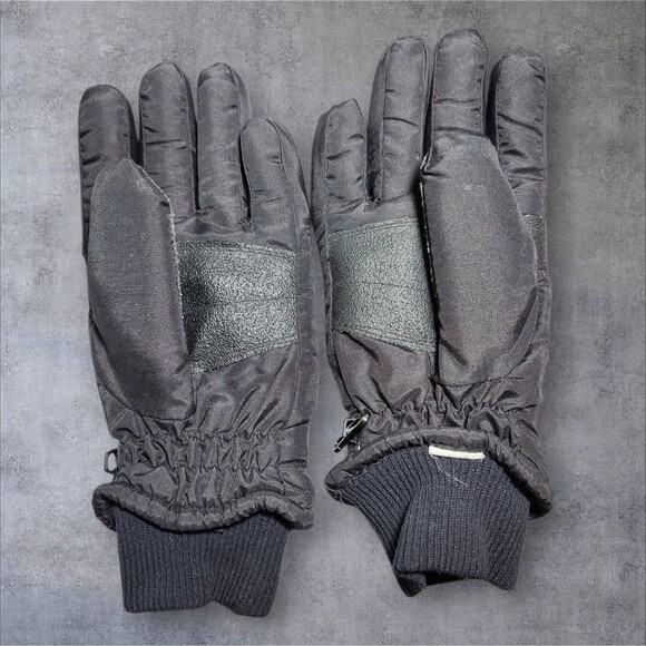 Women’s Large HEAD Thinsulate Winter Gloves Black Red Blue Insulated Ski - Picture 3 of 12